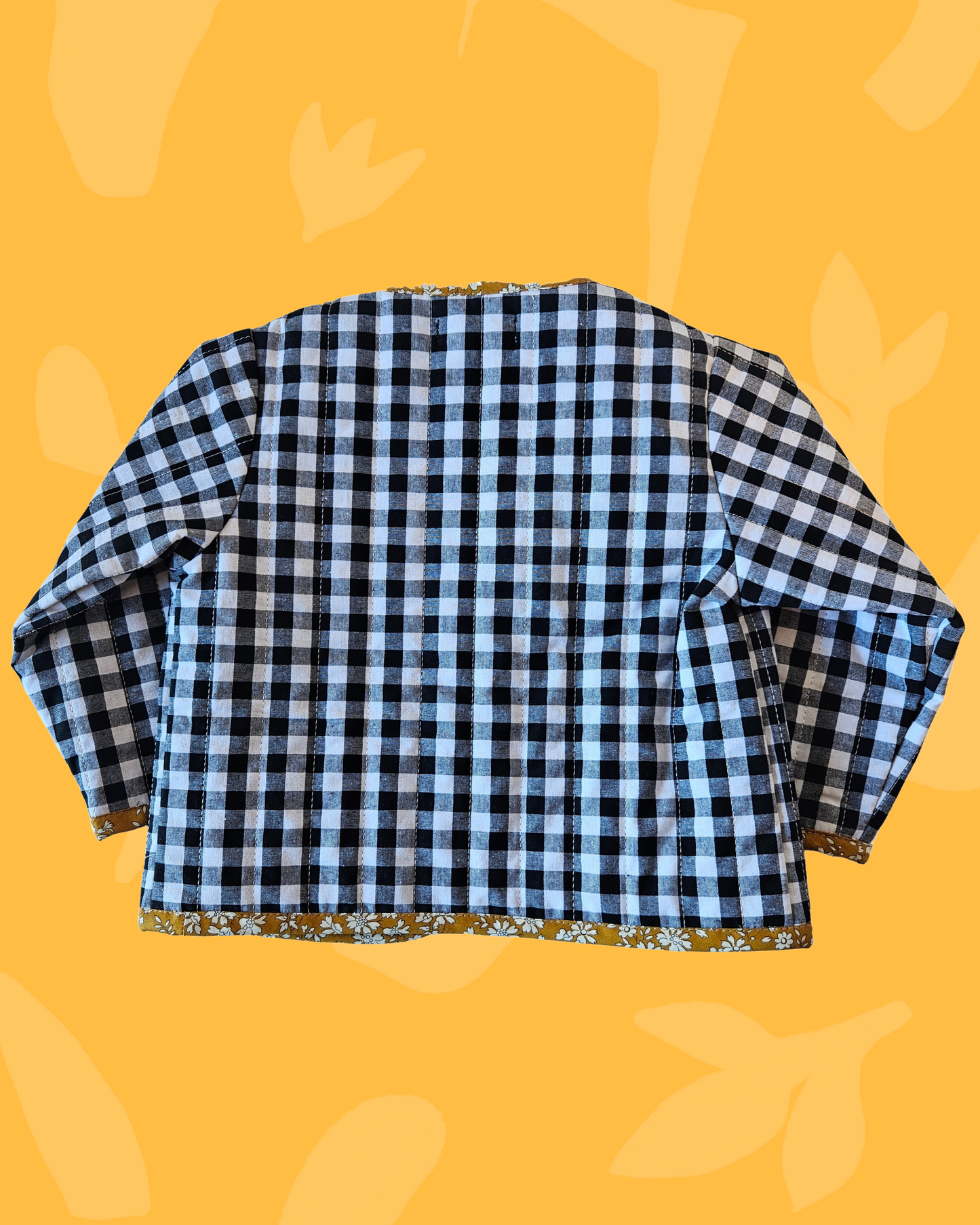 Chaqueta acolchada Vichy Bebé