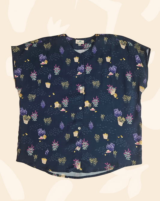 Camisa Emma Flores Mujer