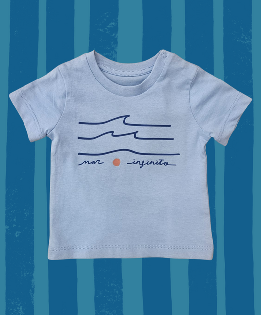 Camiseta Mar infinito bebé