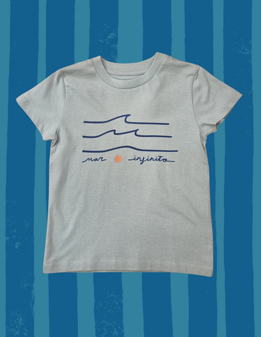 Camiseta Mar infinito infantil