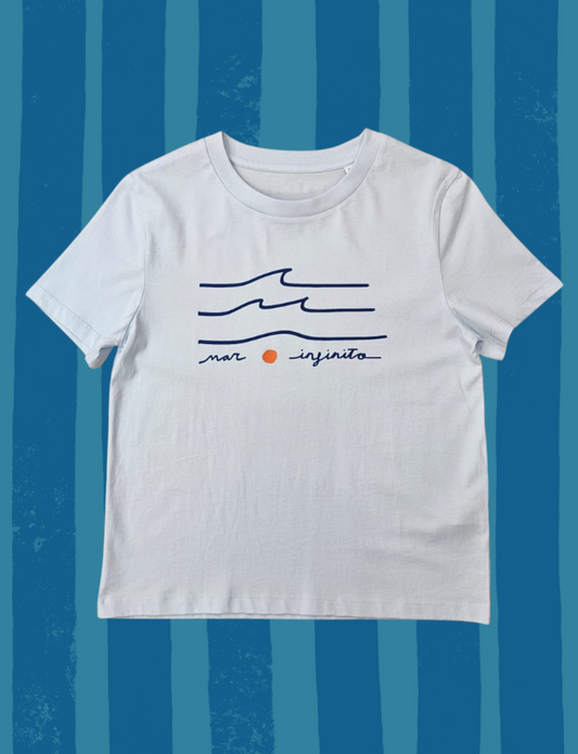 Camiseta Mar infinito mujer