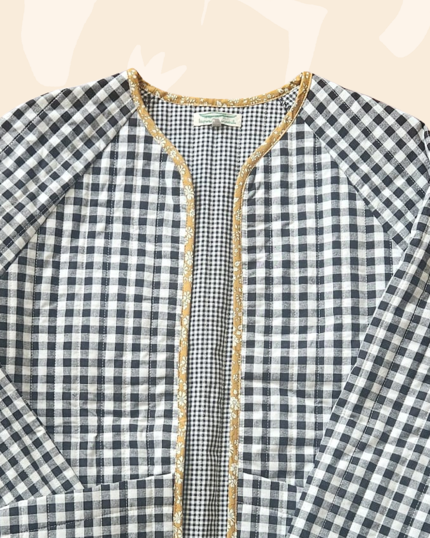 Chaqueta acolchada Vichy Mujer