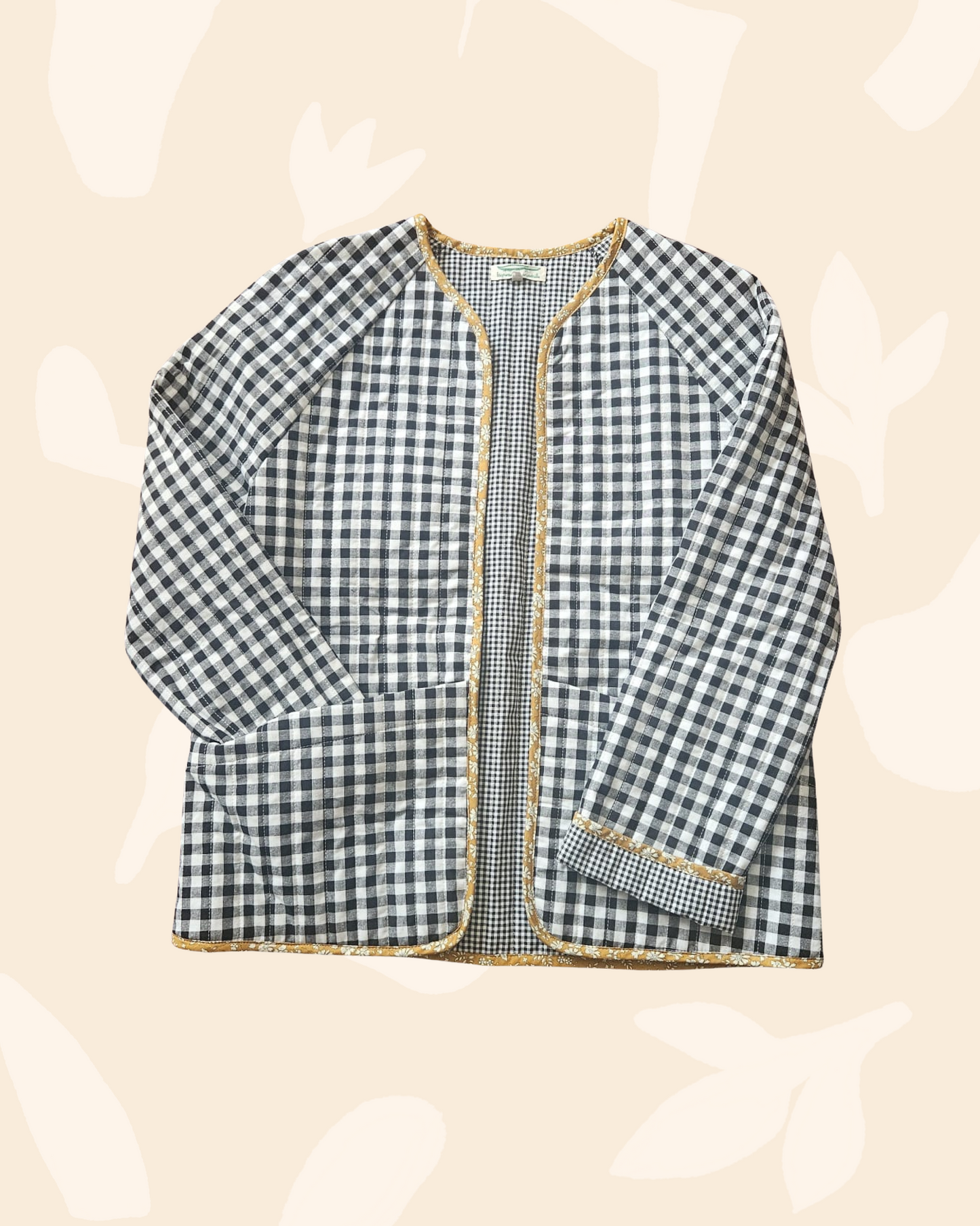 Chaqueta acolchada Vichy Mujer