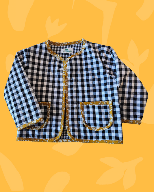 Chaqueta acolchada Vichy Bebé