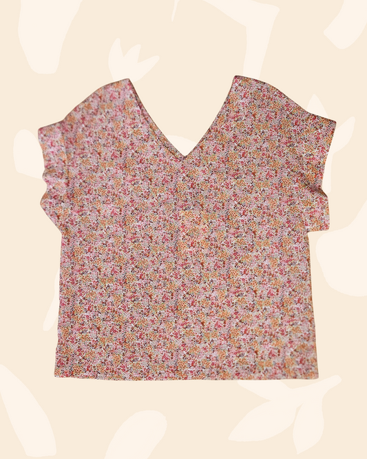 Ane Top Flores Mujer